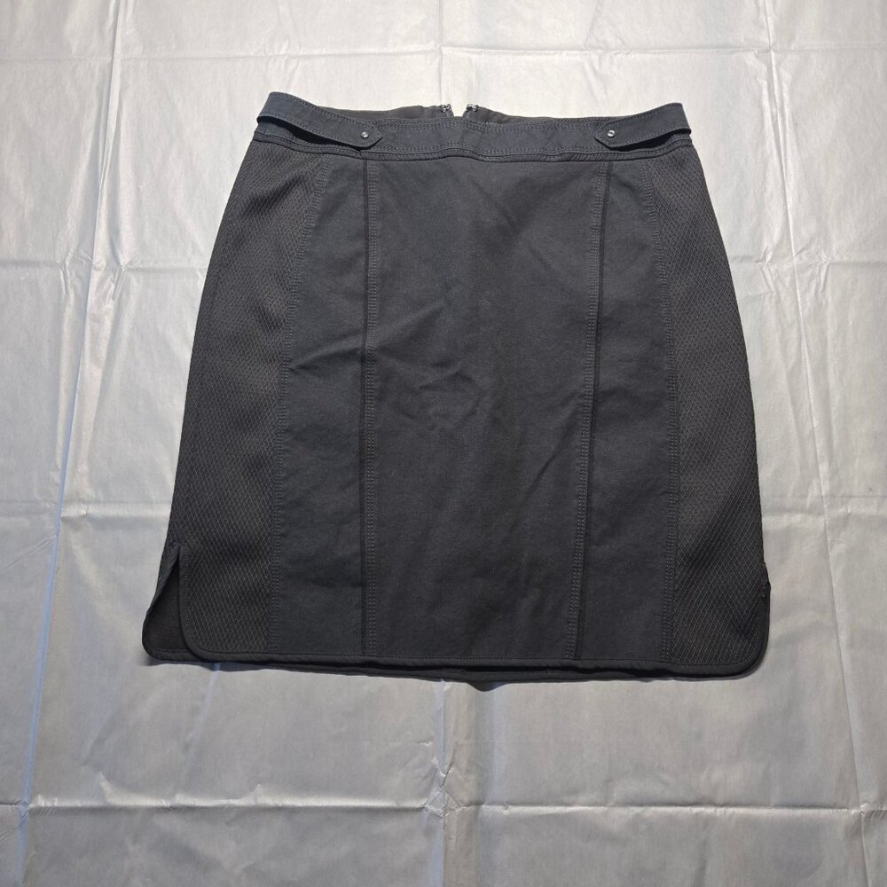 White House|Black Market Textured Panel Mini Skirt Womens Size 8